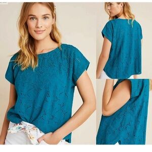 Anthropologie Top 4 MAEVE Blouse KARINE BEADED LACE Tank Embroidered Set NWT